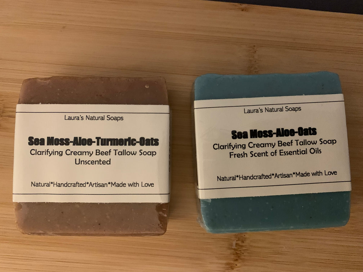 Tallow - Sea Moss Aloe Oats Soap