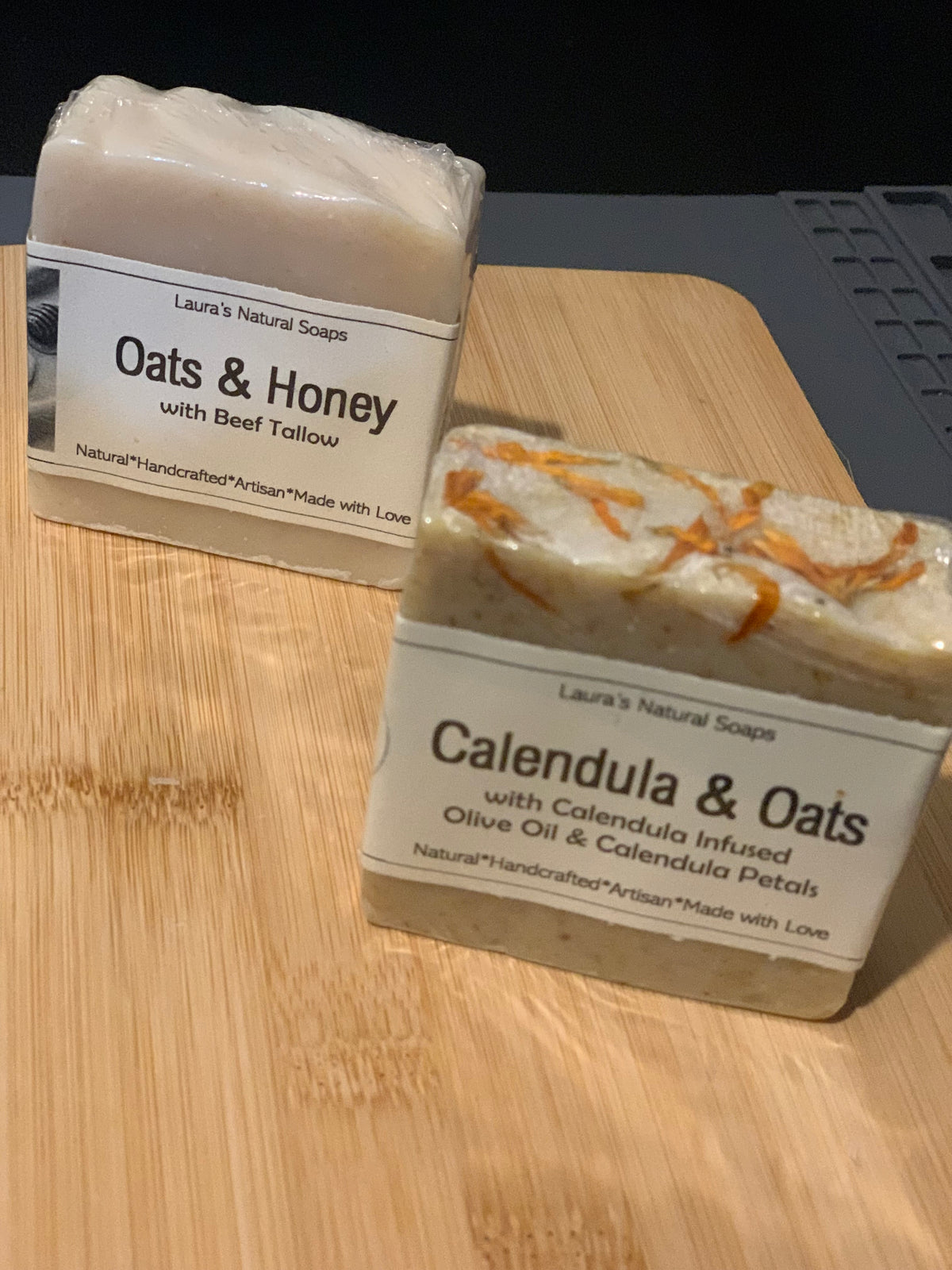 Tallow - Gentle - Mild - Unscented - Calendula & Oats or Oats & Honey